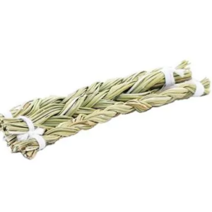 Naturalne Kadzidło - Warkocz ze Słodkiej Trawy 10 cm