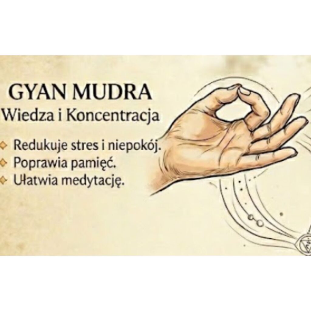 Gyan mudra na stres i koncentrację